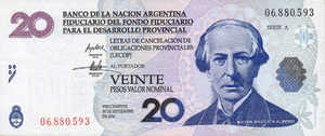 Argentina, 20 Peso, 206