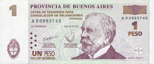 Argentina, 1 Peso, S2310, 211