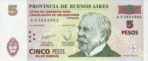 Argentina, 5 Peso, S2312, 214