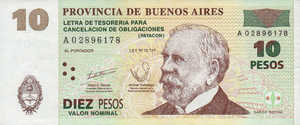 Argentina, 10 Peso, S2313, 217