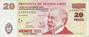 Argentina, 20 Peso, S2314, 220