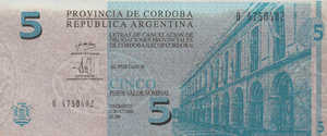 Argentina, 5 Peso, S2382, 287