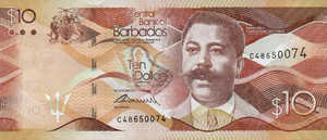Barbados, 10 Dollar, P75New
