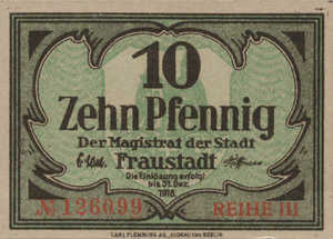 Germany, 10 Pfennig, F18.4