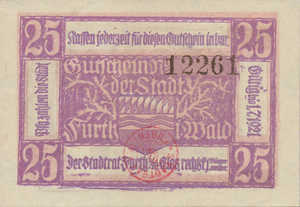 Germany, 25 Pfennig, F39.1a