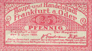 Germany, 25 Pfennig, F17.4b
