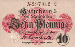 Germany, 10 Pfennig, G10.7a
