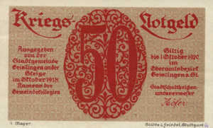 Germany, 50 Pfennig, G4.1b