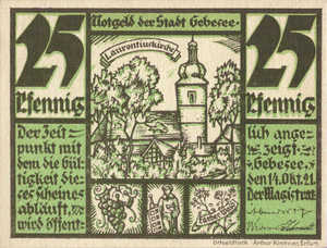 Germany, 25 Pfennig, 410.1