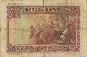 Spain, 25 Peseta, P71a