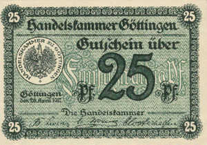 Germany, 25 Pfennig, G25.1b