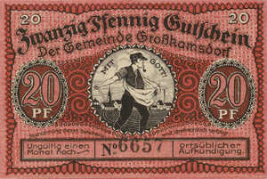 Germany, 20 Pfennig, 483.1