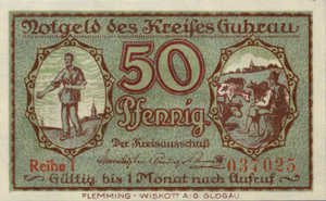Germany, 50 Pfennig, G65.1c