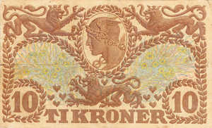 Denmark, 10 Krone, P26i Sign.2