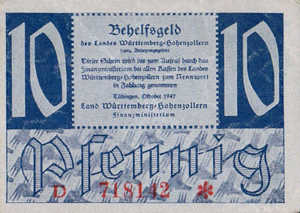 Germany, 10 Pfennig, S1008