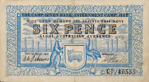 Australia, 6 Pence, SB551a