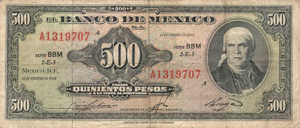 Mexico, 500 Peso, P51m