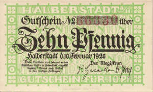 Germany, 10 Pfennig, H3.4a