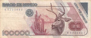 Mexico, 100,000 Peso, P94a