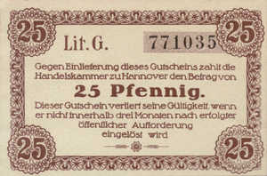 Germany, 25 Pfennig, H13.7a