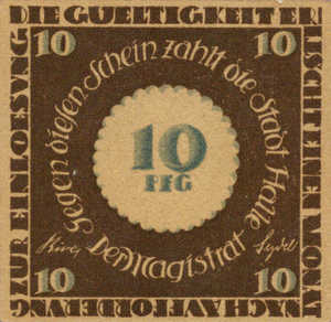 Germany, 10 Pfennig, 509.2a
