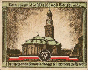 Germany, 75 Pfennig, 539.2h