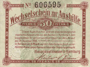 Germany, 50 Pfennig, H7.1a