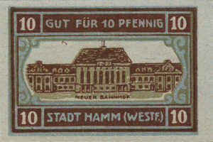 Germany, 10 Pfennig, 568.3a