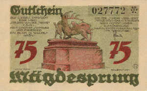 Germany, 75 Pfennig, 582.6a