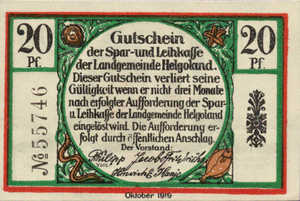 Germany, 20 Pfennig, H26.6b