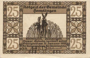 Germany, 25 Pfennig, 599.3a