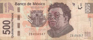 Mexico, 500 Peso, P126New