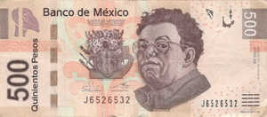 Mexico, 500 Peso, P126New