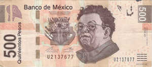 Mexico, 500 Peso, P126New