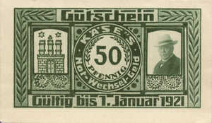 Germany, 50 Pfennig, 536.1b