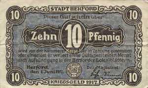 Germany, 10 Pfennig, H28.3b