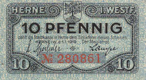 Germany, 10 Pfennig, H30.6a