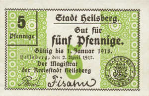 Germany, 5 Pfennig, H24.1d