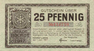 Germany, 25 Pfennig, H44.3a
