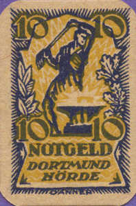 Germany, 10 Pfennig, D28.3a