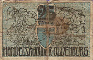 Germany, 25 Pfennig, O19.3b
