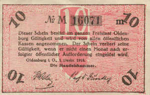 Germany, 10 Pfennig, O19.4