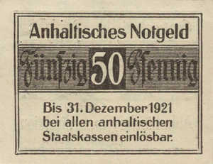 Germany, 50 Pfennig, A17.5b