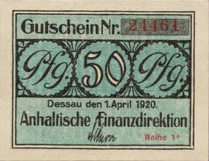 Germany, 50 Pfennig, A17.5b