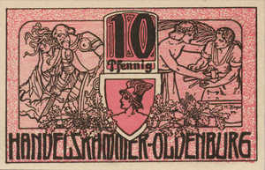 Germany, 10 Pfennig, O19.3a