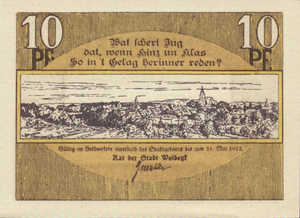 Germany, 10 Pfennig, 1452.1