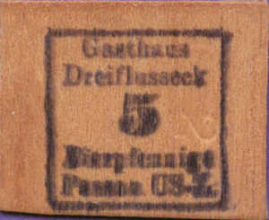 Germany, 5 Bier-Pfennig, 603