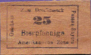 Germany, 25 Bier-Pfennig, 605