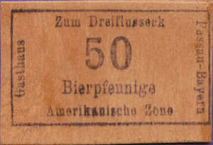 Germany, 50 Bier-Pfennig, 606