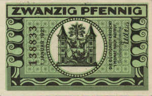 Germany, 20 Pfennig, 643.2a